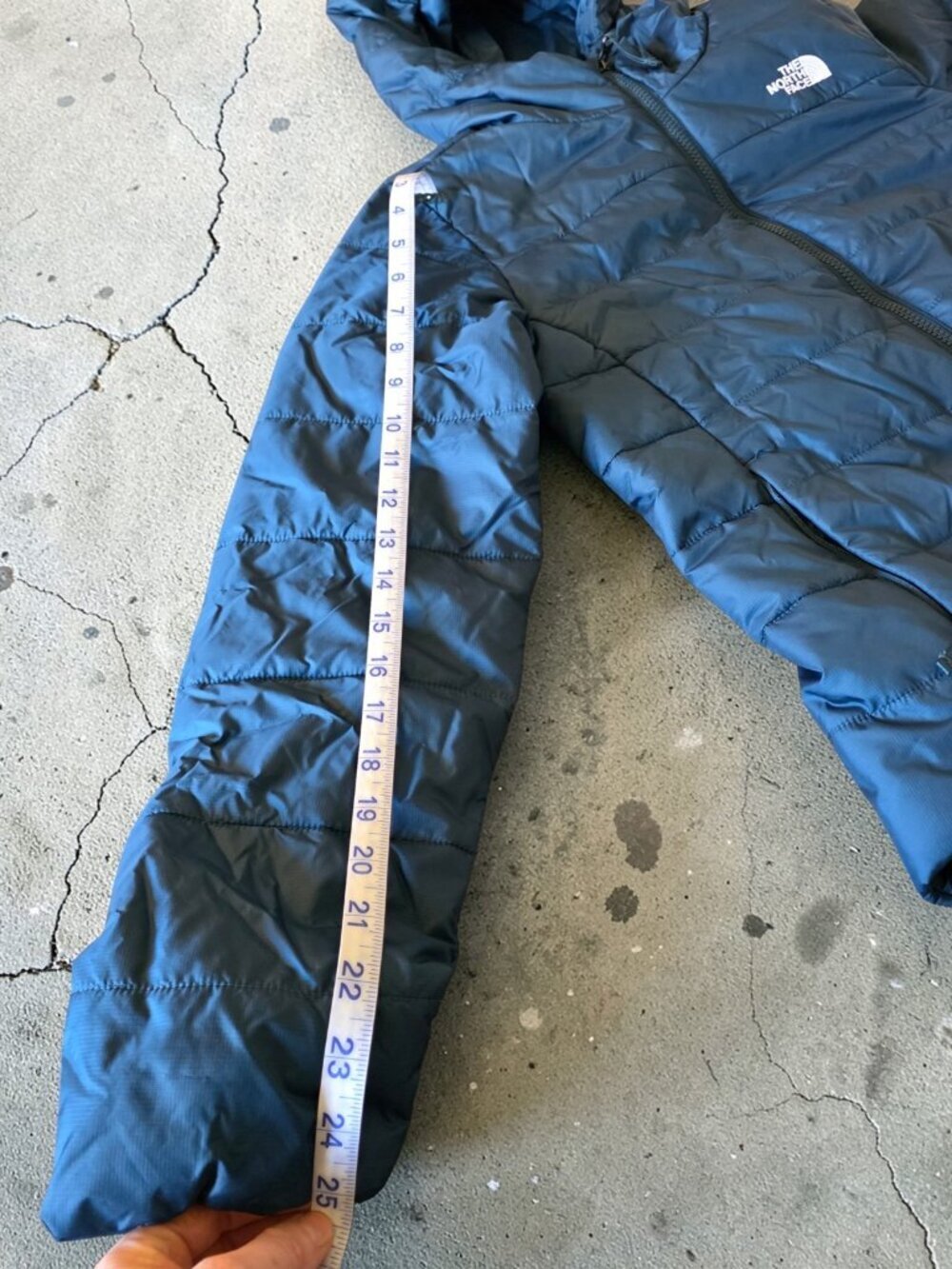 NWT The North Face Monterey Blue Flare Insulated Puffer Hoodie Jacket S - Picture 13 of 16